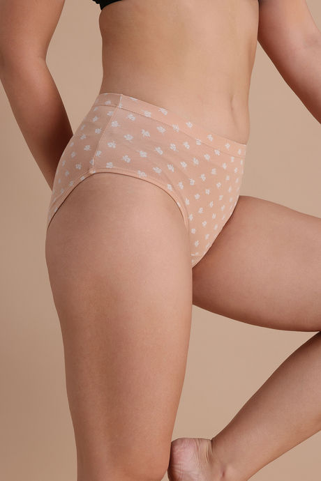 Zivame Medium Rise Full Coverage Hipster Panty (Pack of 3) - Multicolor — image 7
